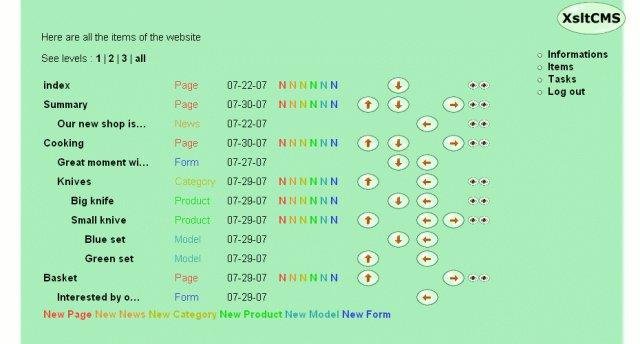 Download web tool or web app xsltcms.org