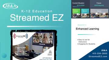 Free download Streamed EZ for K-12 Education | Webinar video and edit with RedcoolMedia movie maker MovieStudio video editor online and AudioStudio audio editor onlin