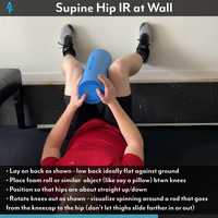 Free download Supine Hip Internal Rotation w Foam Roller at Wall. HMob video and edit with RedcoolMedia movie maker MovieStudio video editor online and AudioStudio audio editor onlin