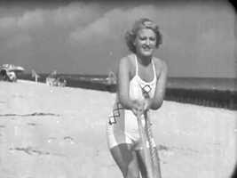 Free download Swimsuit Model on Surfboard Towed by Car Over Sand 1936 Chevrolet Leader News Newsreel Vol. 2 No. 2 video and edit with RedcoolMedia movie maker MovieStudio video editor online and AudioStudio audio editor onlin