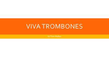 Free download VIVA TROMBONES.mp4 video and edit with RedcoolMedia movie maker MovieStudio video editor online and AudioStudio audio editor onlin