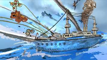 Free download War: Childrens drawings in VR-animation. Sea battle (by Sutu) video and edit with RedcoolMedia movie maker MovieStudio video editor online and AudioStudio audio editor onlin