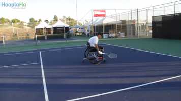 Free download Wheelchair Tennis Champion Serves Up Aces  Inspiration (DRAFT) video and edit with RedcoolMedia movie maker MovieStudio video editor online and AudioStudio audio editor onlin