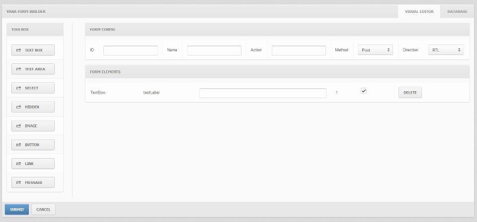 Download web tool or web app Yana Form Builder