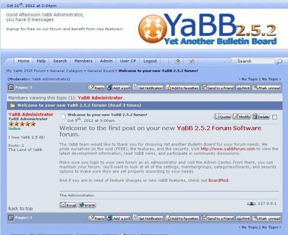 Download web tool or web app Yet another Bulletin Board (YaBB) Download web tool or web app Yet another Bulletin Board (YaBB)