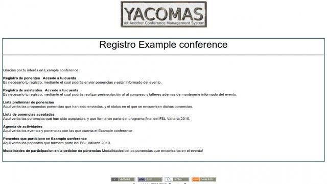 Download web tool or web app Yet Another Conference Management System