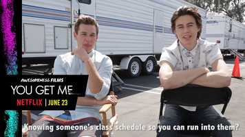 Free download YOU GET ME MOVIE - OFFICIAL TRAILER video and edit with RedcoolMedia movie maker MovieStudio video editor online and AudioStudio audio editor onlin