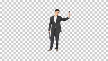 Free download Young businessman taking selfie with his phone, Alpha Channel | Stock Footage - Videohive video and edit with RedcoolMedia movie maker MovieStudio video editor online and AudioStudio audio editor onlin