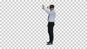 Free download Young businessman using vr headset, Alpha Channel | Stock Footage - Videohive video and edit with RedcoolMedia movie maker MovieStudio video editor online and AudioStudio audio editor onlin