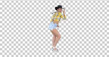 Free download Young Cowgirl Dancing, Alpha Channel | Stock Footage - Envato elements video and edit with RedcoolMedia movie maker MovieStudio video editor online and AudioStudio audio editor onlin