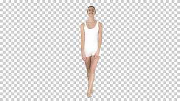 Free download Young woman walking in white sports clothes barefoot and | Stock Footage - Videohive video and edit with RedcoolMedia movie maker MovieStudio video editor online and AudioStudio audio editor onlin
