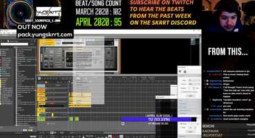 Free download Yung Skrrt on Twitch streaming and his music creation process video and edit with RedcoolMedia movie maker MovieStudio video editor online and AudioStudio audio editor onlin