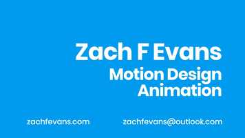 Free download Zach F Evans Motion Design Animation Reel video and edit with RedcoolMedia movie maker MovieStudio video editor online and AudioStudio audio editor onlin