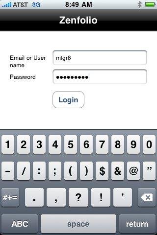Download web tool or web app Zenfolio for iPhone