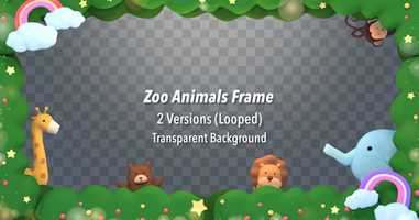 Free download Zoo Animals Frame | Motion Graphics - Envato elements video and edit with RedcoolMedia movie maker MovieStudio video editor online and AudioStudio audio editor onlin