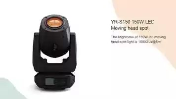 Free download 150W LED Moving head spot video and edit with RedcoolMedia movie maker MovieStudio video editor online and AudioStudio audio editor onlin