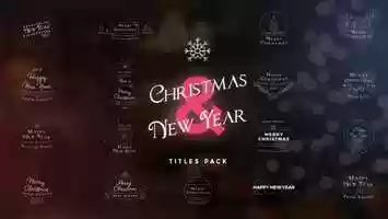 Free download 17 Christmas 2020  New Year 2020 Titles | After Effects Project Files - Videohive template video and edit with RedcoolMedia movie maker MovieStudio video editor online and AudioStudio audio editor onlin