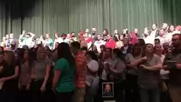 Free download (1962-2021) Hillcrest High School Alumni Sing during final walk through before demolition of Hillcrest High School (1962-2021) video and edit with RedcoolMedia movie maker MovieStudio video editor online and AudioStudio audio editor onlin