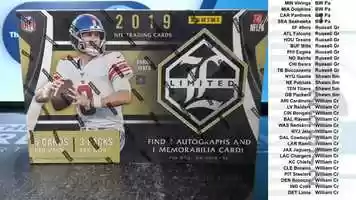 Free download 1 Box of 2019 Panini Limited Football (Random Teams) (Break ID: 25572) video and edit with RedcoolMedia movie maker MovieStudio video editor online and AudioStudio audio editor onlin