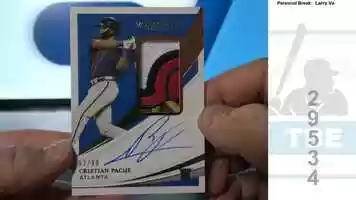 Free download 1 box of 2021 Panini Immaculate Collection Baseball (Personal Box Break for Larry Va) (Break ID: 29534) video and edit with RedcoolMedia movie maker MovieStudio video editor online and AudioStudio audio editor onlin