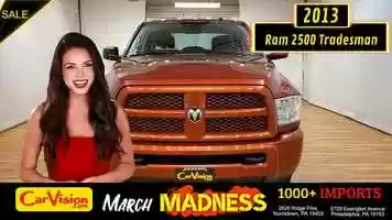 Free download 2013 Ram 2500 Tradesman 4WD | CarVision.com | #578329 video and edit with RedcoolMedia movie maker MovieStudio video editor online and AudioStudio audio editor onlin