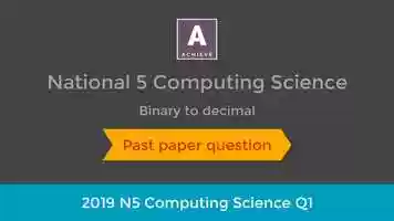 Free download 2019 National 5 Computing Science Paper Q1 video and edit with RedcoolMedia movie maker MovieStudio video editor online and AudioStudio audio editor onlin