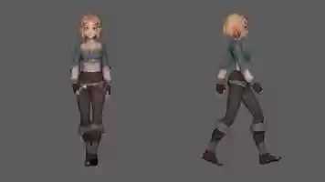 Free download 2020 - Animation Clip - Zelda Walk Cycle video and edit with RedcoolMedia movie maker MovieStudio video editor online and AudioStudio audio editor onlin