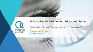 Free download 2021 Orthoptic Continuing Education Series #2 video and edit with RedcoolMedia movie maker MovieStudio video editor online and AudioStudio audio editor onlin