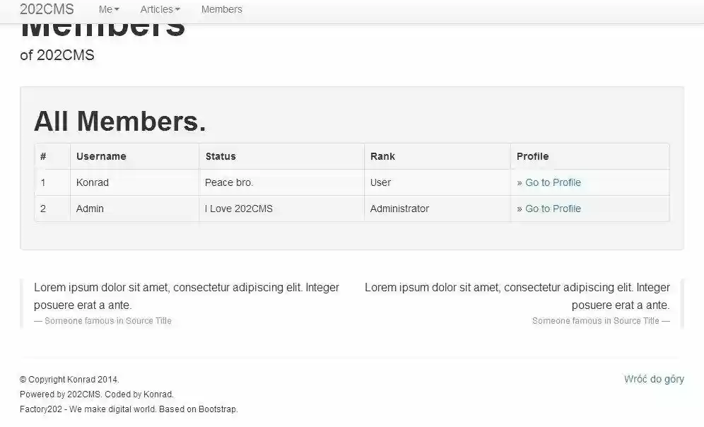 Download web tool or web app 202CMS