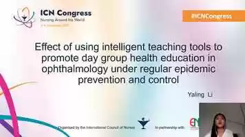 Free download 2109 Effect of using intelligent teaching tools to promote day group health education in ophthalmology_Yaling Li video and edit with RedcoolMedia movie maker MovieStudio video editor online and AudioStudio audio editor onlin