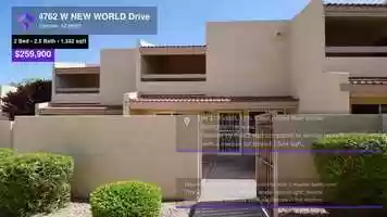 Free download $259,900 Townhouse for sale - 4762 W NEW WORLD Drive, Glendale, AZ - 85302 video and edit with RedcoolMedia movie maker MovieStudio video editor online and AudioStudio audio editor onlin
