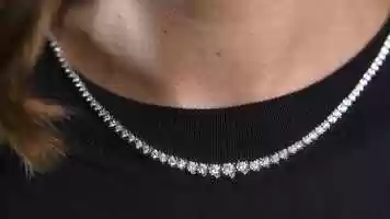 Free download 3.00 ct. t.w. Diamond Tennis Necklace in Sterling Silver video and edit with RedcoolMedia movie maker MovieStudio video editor online and AudioStudio audio editor onlin