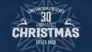 Free download 30 Christmas 2020 Titles Pack | After Effects Project Files - Videohive template video and edit with RedcoolMedia movie maker MovieStudio video editor online and AudioStudio audio editor onlin