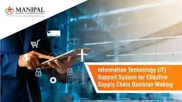 Free download 35 - Information Technology (IT) Support System for Effective Supply Chain Decision Making video and edit with RedcoolMedia movie maker MovieStudio video editor online and AudioStudio audio editor onlin