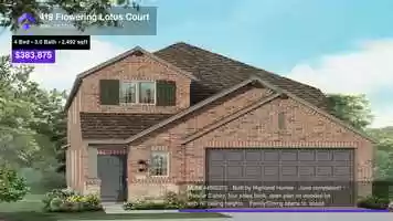 Free download $383,875 Single-Family Home for sale - 419 Flowering Lotus Court, Willis, TX - 77318 video and edit with RedcoolMedia movie maker MovieStudio video editor online and AudioStudio audio editor onlin