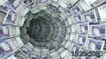 Free download 3D 20-Pound Bills Tunnel Stock Motion Graphics video and edit with RedcoolMedia movie maker MovieStudio video editor online and AudioStudio audio editor onlin