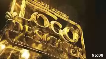 Free download 3D Golden Logo Aniamtion video and edit with RedcoolMedia movie maker MovieStudio video editor online and AudioStudio audio editor onlin