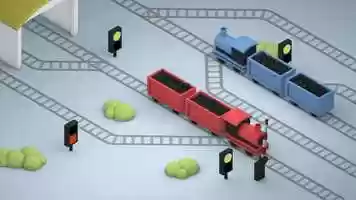 Free download 3D train loop video and edit with RedcoolMedia movie maker MovieStudio video editor online and AudioStudio audio editor onlin