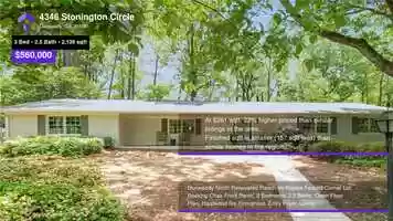 Free download $540,000 Single-Family Home for sale - 4346 Stonington Circle, Dunwoody, GA - 30338 video and edit with RedcoolMedia movie maker MovieStudio video editor online and AudioStudio audio editor onlin