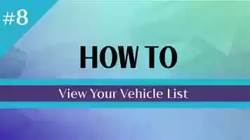 Free download 8. How to View Your Vehicle List video and edit with RedcoolMedia movie maker MovieStudio video editor online and AudioStudio audio editor onlin