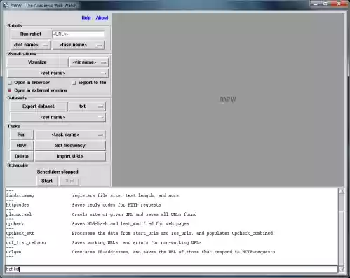 Download web tool or web app Academic Web Watch