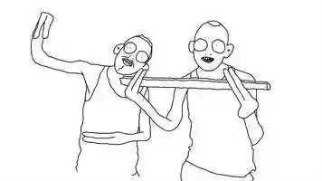 Free download a cartoon video and edit with RedcoolMedia movie maker MovieStudio video editor online and AudioStudio audio editor onlin