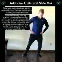 Free download Adductor Stretch: Unilateral Slide Out. HMob video and edit with RedcoolMedia movie maker MovieStudio video editor online and AudioStudio audio editor onlin