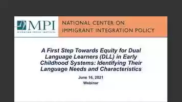 Free download A First Step Towards Equity for Dual Language Learners in Early Childhood Systems: Identifying Language Needs  Characteristics video and edit with RedcoolMedia movie maker MovieStudio video editor online and AudioStudio audio editor onlin