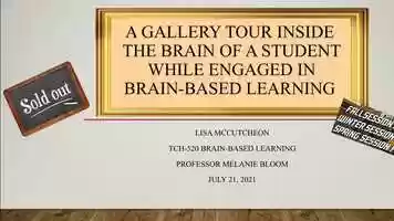 Free download A Gallery Tour Inside the Brain of a Student While Engaged in Brain-Based Learning video and edit with RedcoolMedia movie maker MovieStudio video editor online and AudioStudio audio editor onlin