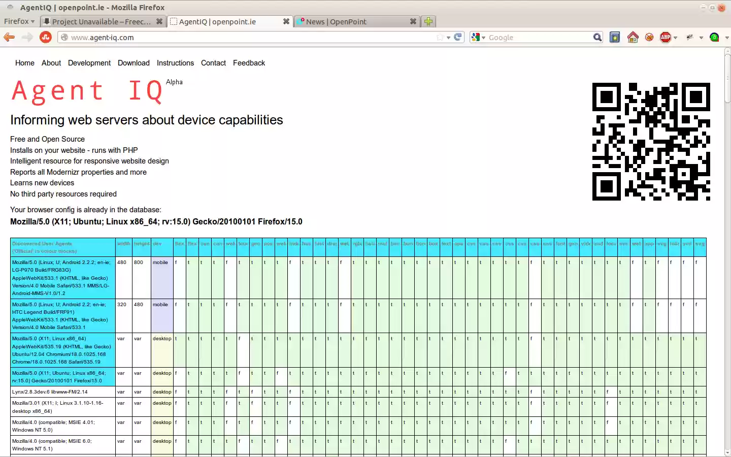 Download web tool or web app Agent IQ