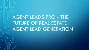 Free download Agent_Leads_Pro_The_Future_of_Real_Estate_Agent_Lead_Generation.mp4 video and edit with RedcoolMedia movie maker MovieStudio video editor online and AudioStudio audio editor onlin