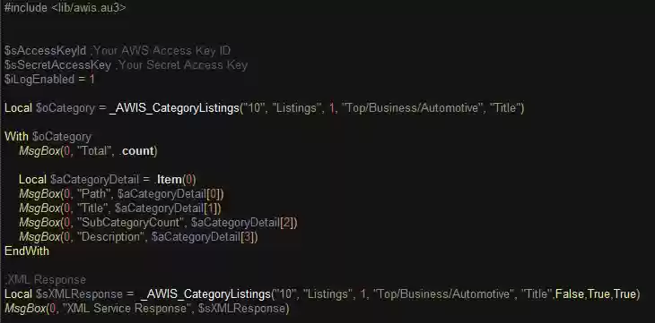 Download web tool or web app Amazon AWIS AutoIt Download web tool or web app Amazon AWIS AutoIt