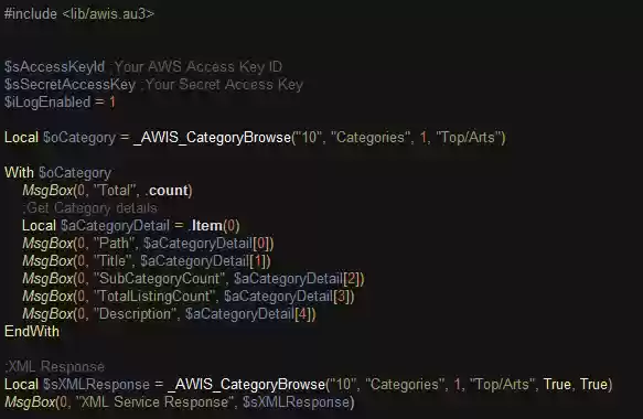 Download web tool or web app Amazon AWIS AutoIt Download web tool or web app Amazon AWIS AutoIt