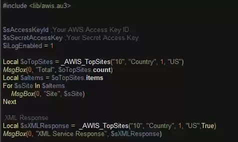 Download web tool or web app Amazon AWIS AutoIt Download web tool or web app Amazon AWIS AutoIt